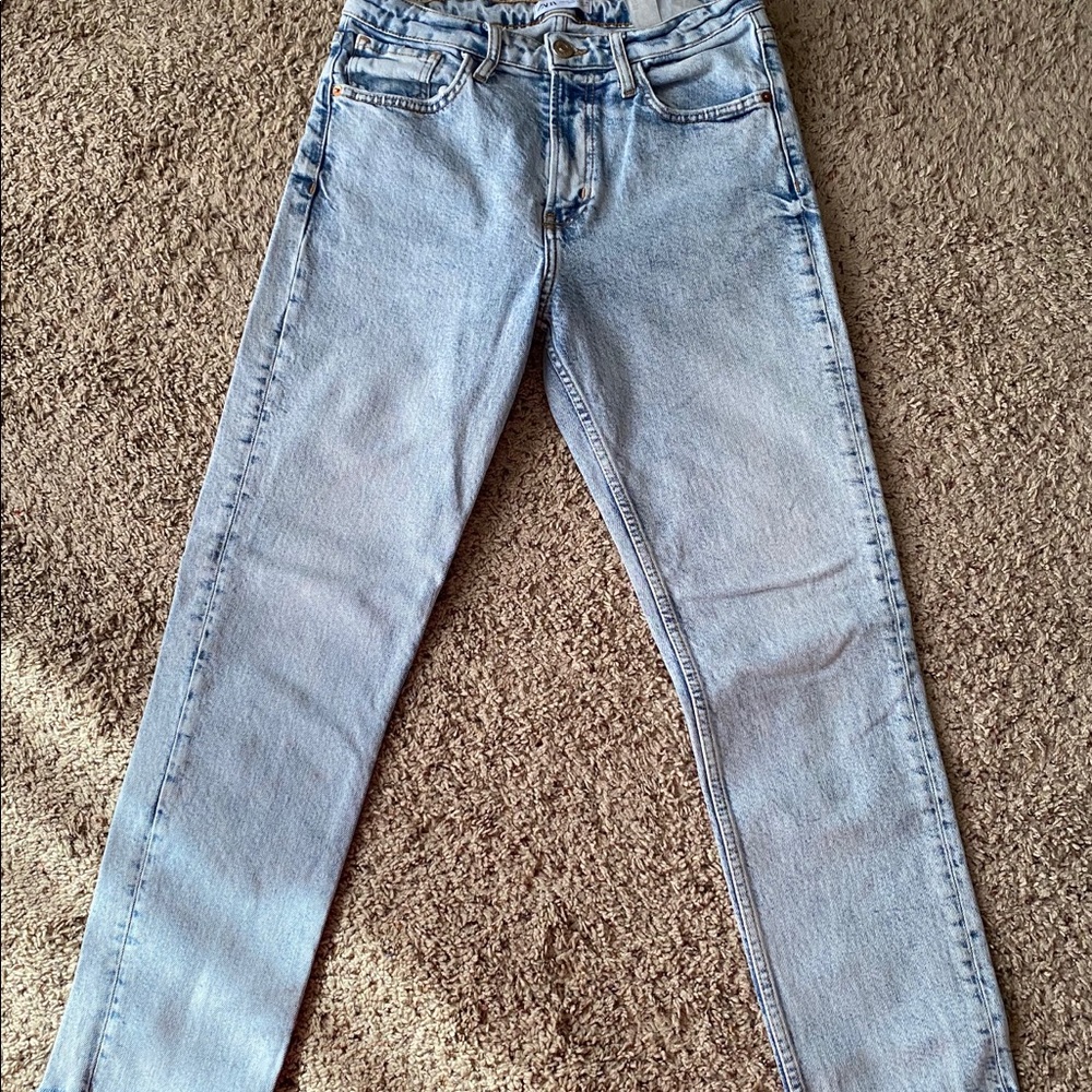 Zara mom jeans